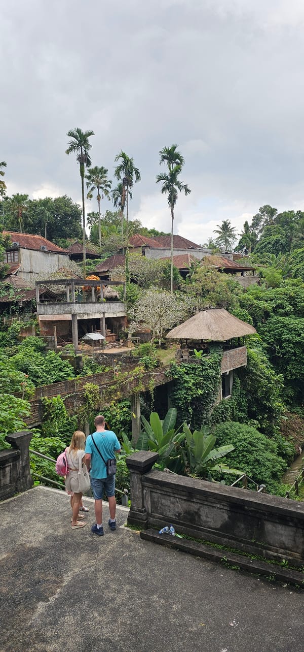 Morning tourism activity documented across Ubud District markets and streets