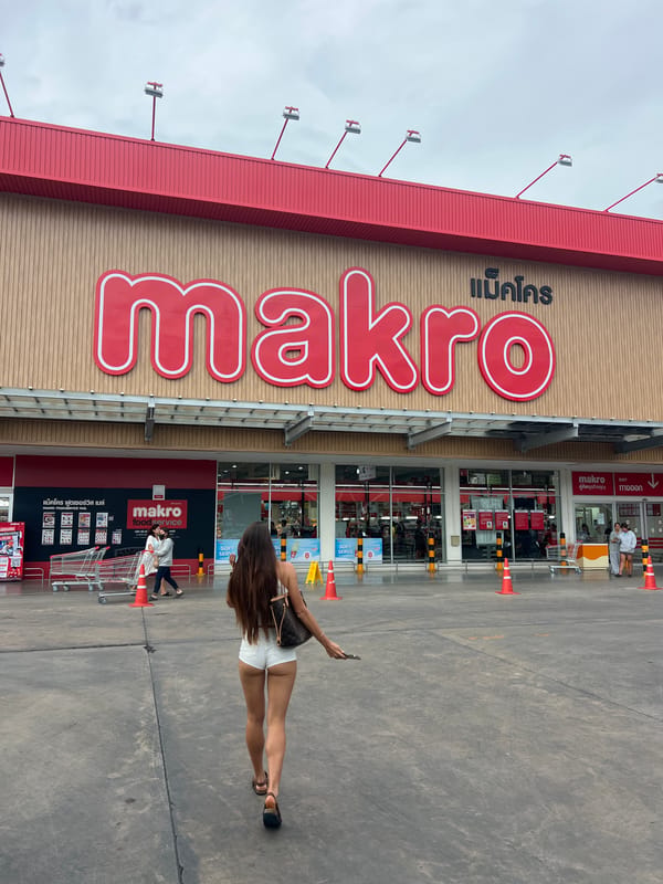 Grocery run at Makro Food Service, Ko Samui