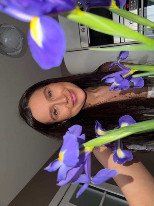 Woman photographed upside down in kitchen in Khimki