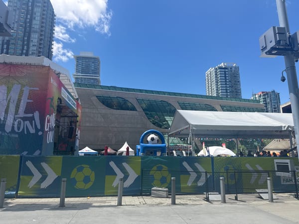 Surrey's World Cup fan zone draws crowds for big-screen match viewing