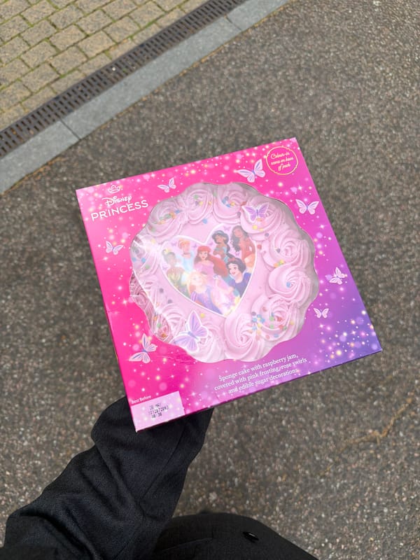 Disney Princess cake spotted in London