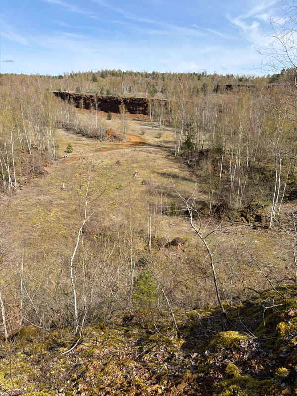 Former mining site documented in Pétange, Luxembourg