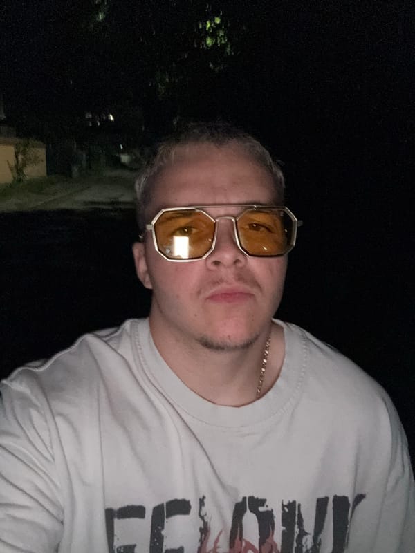 Young man documents nighttime selfie session in Kostinbrod