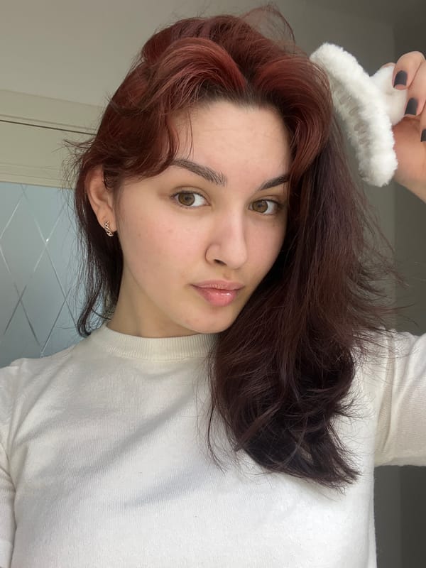 Woman photographed with white bird object in Neftekamsk