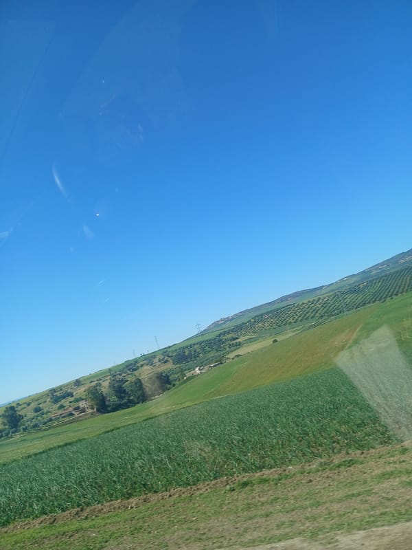 Rural Morocco landscapes captured from air and ground