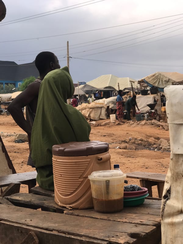 Morning life captured in Dutsen Alhaji Nigeria settlement