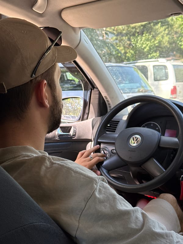 Behind the wheel in Lovech, Bulgaria
