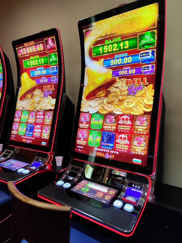 Bell Link slot machines spotted at gambling venue