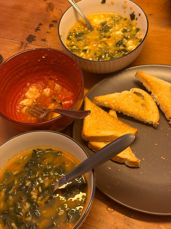 Milan dinner prep interrupted by climbing cats