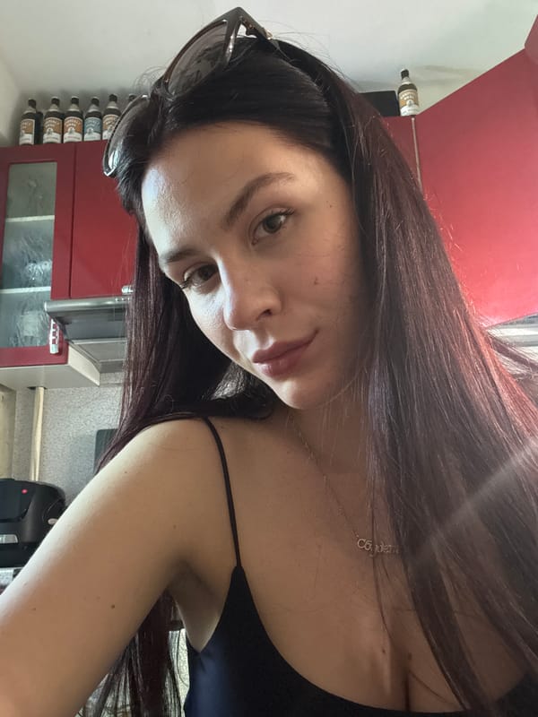 Woman photographed indoors in Saint Petersburg