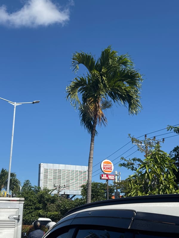 Daihatsu Terios parked under clear skies in Kuta