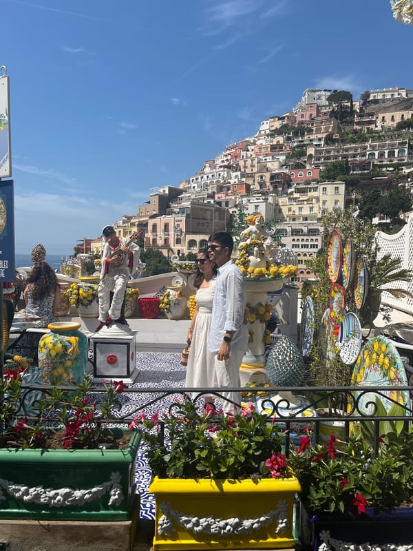 Morning tourism activities documented in Arienzo, Amalfi Coast
