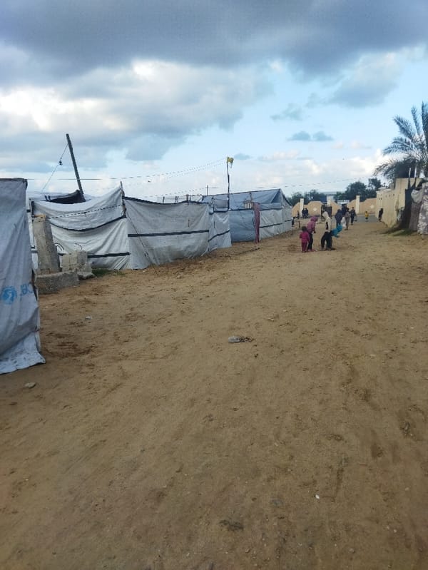 Daily life documented in Khan Yunis displacement camp