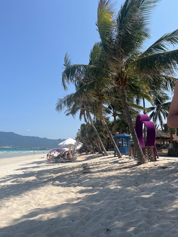 Morning beach activity captured by witnesses at coastal location