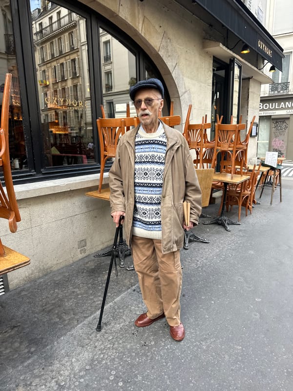 Ordinary afternoon scenes captured across Paris neighborhood