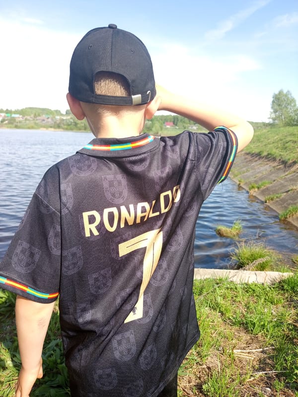 Family fishing outing documented in Уральское, Russia