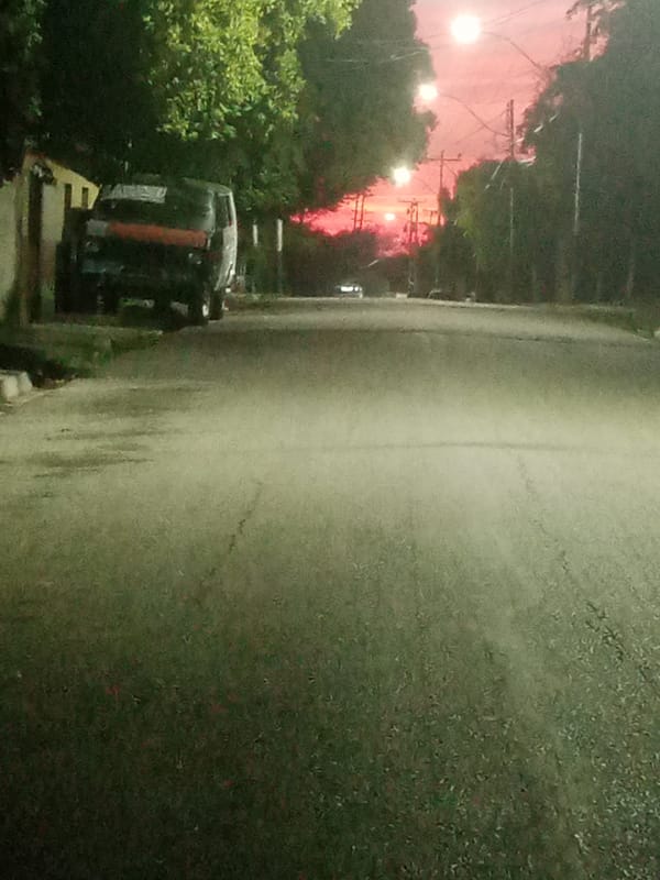 Sunset streets and daily life in Santa Ana, Venezuela