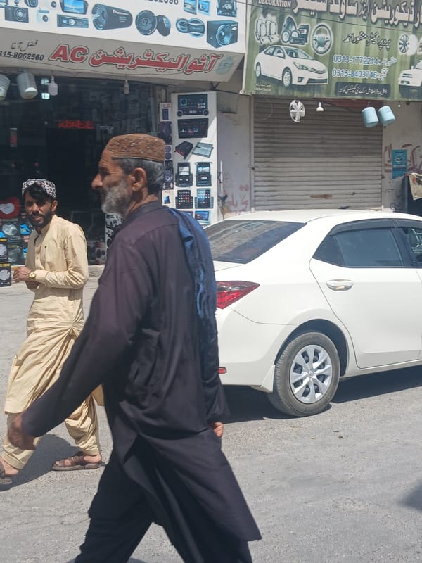 Early morning street life documented in Quetta, Pakistan