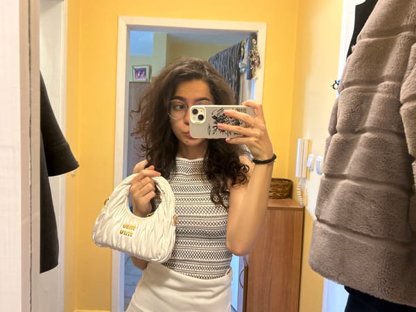 Mirror selfie series at home in Sofia