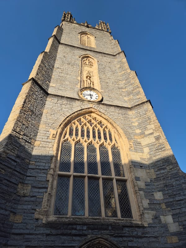 Afternoon documentation of Cardiff church area and street life