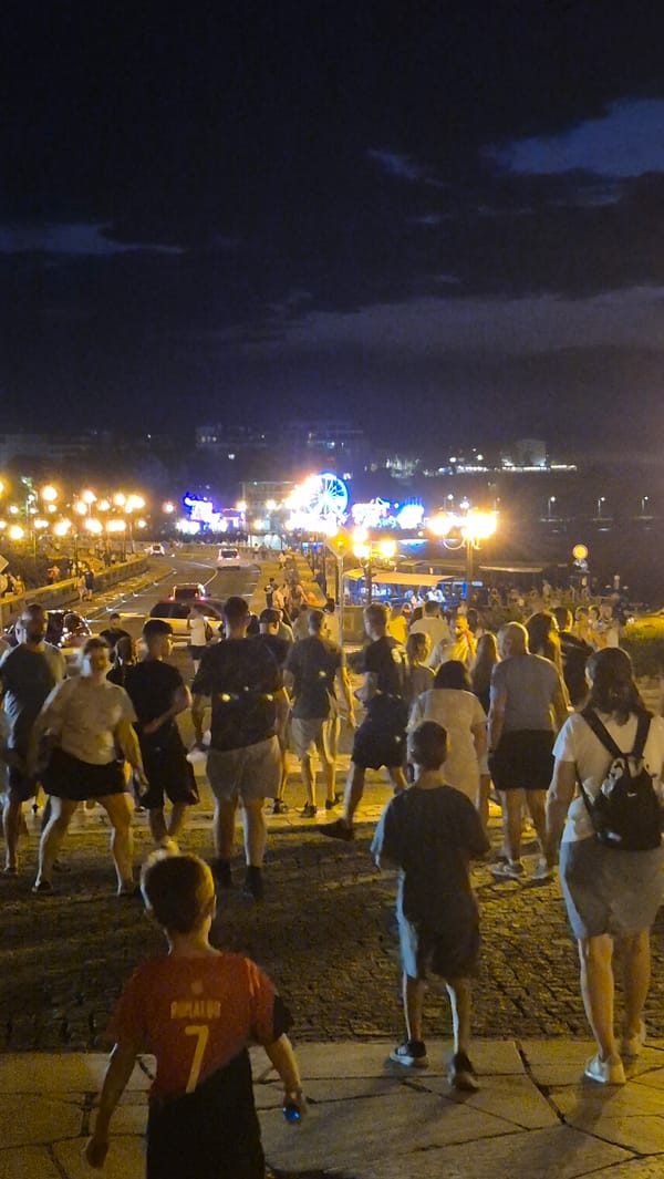 Afternoon to evening around Nesebar's harbor and old town