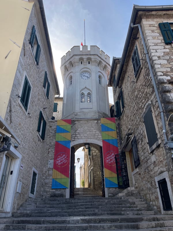 Morning architectural tour documented in historic Herceg Novi, Montenegro