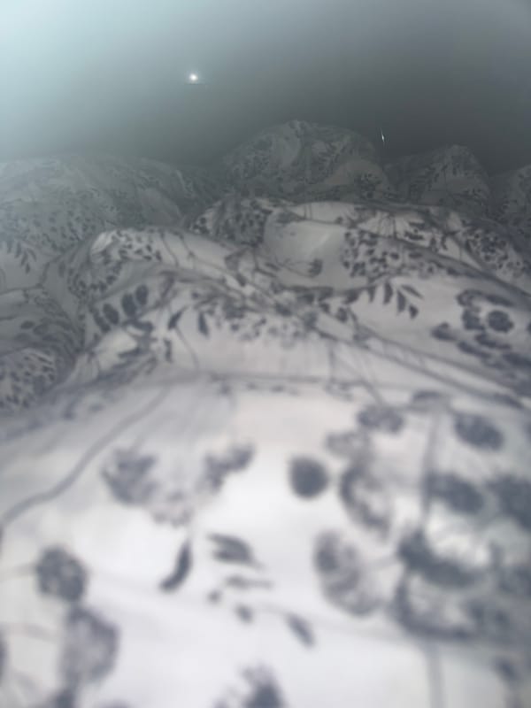 Blurred floral fabric photographed in Montana, Bulgaria