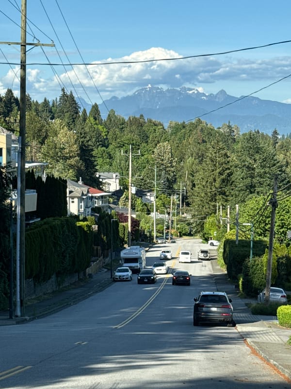 Quiet residential street activity observed in Coquitlam overnight