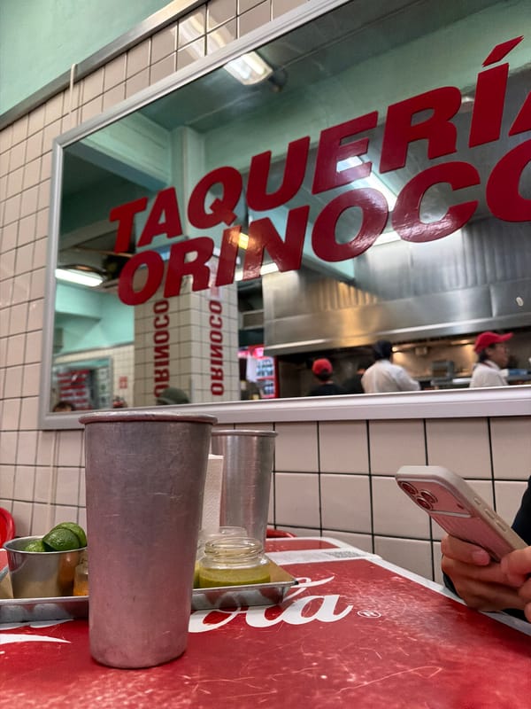 Food service setup with limes captured in Mexico City