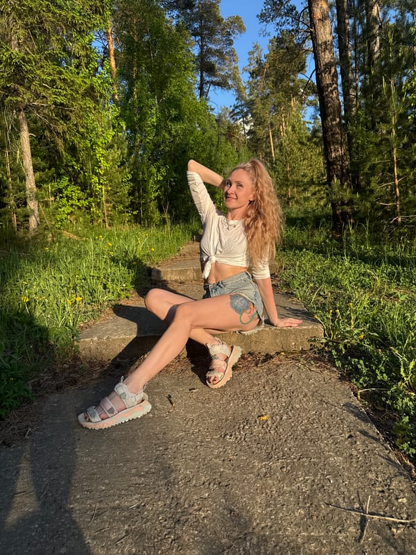 Casual photo session captured in Noviy, Russia outdoor setting