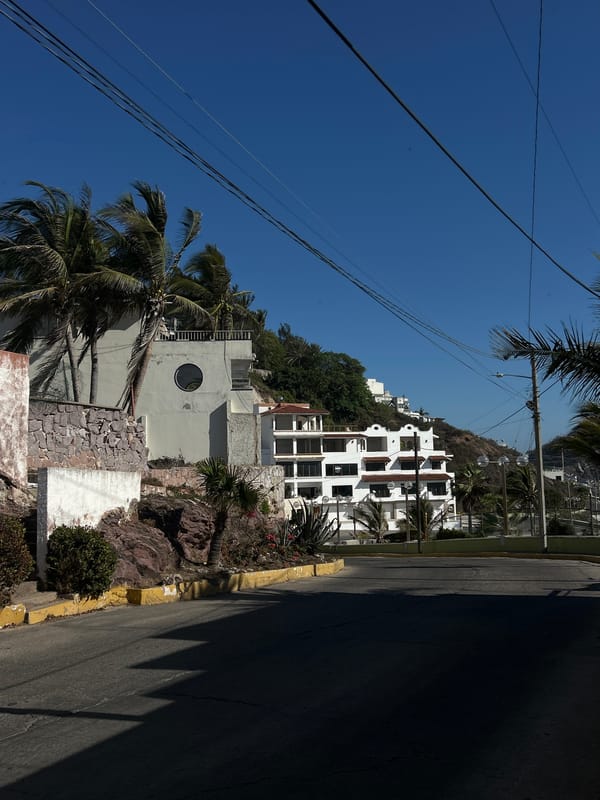 Hillside cityscape view documented in Mazatlán, Mexico