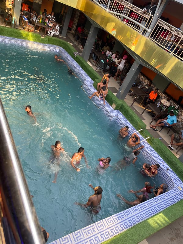 Afternoon pool gathering draws crowds in Nigerian communities