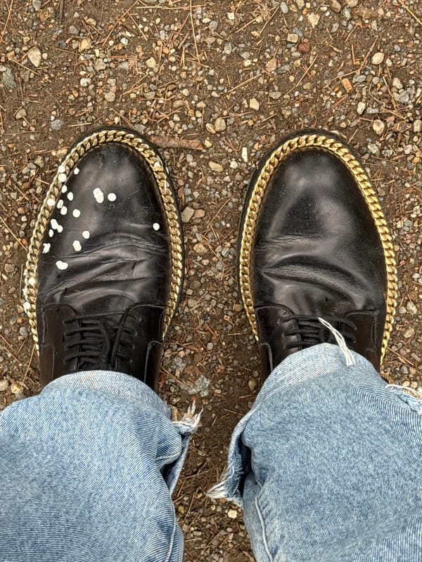 Person spotted among flowering bushes in Milan park area