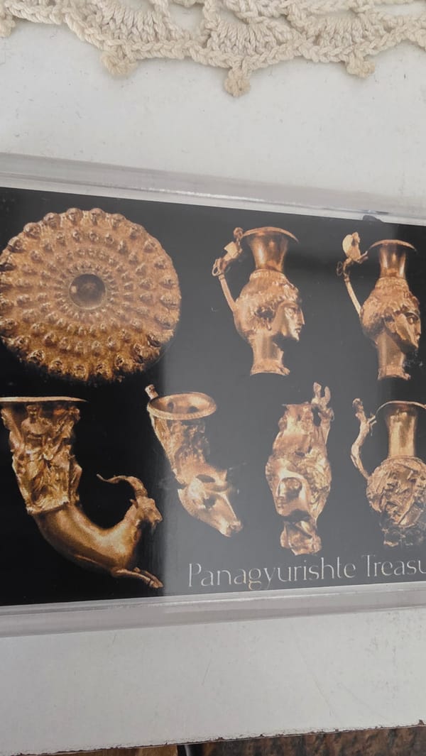 Tourist documents zoo visit and treasure postcards in Blagoevgrad