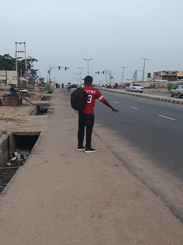 Daily street life documented across Lokoja, Nigeria during evening hours