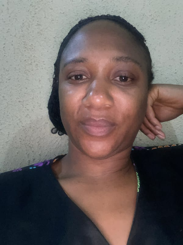 Woman photographed in close-up portraits in Jos, Nigeria