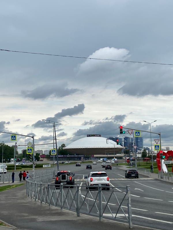 Morning street scenes captured across Kazan, Russia