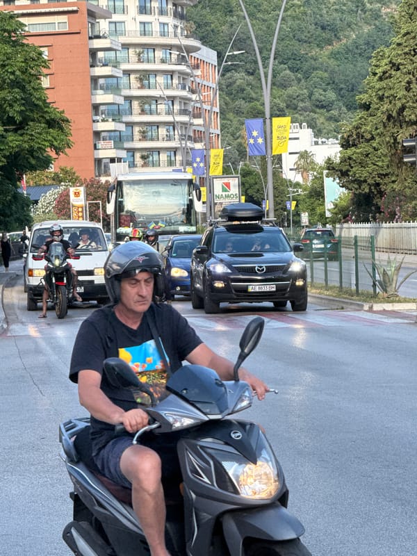 Afternoon life captured across Budva parks and streets