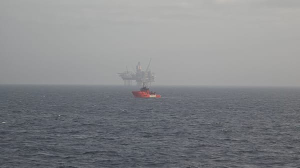 Rescue vessel operates near oil platform off Norway coast