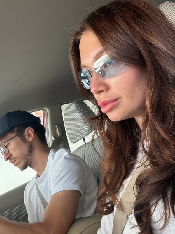 Two people spotted in vehicle in Larnaca, Cyprus