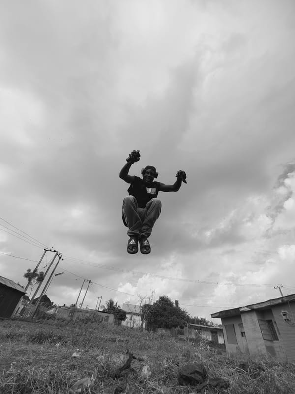 Afternoon hangout in Narayi: parkour, a goat, and portraits