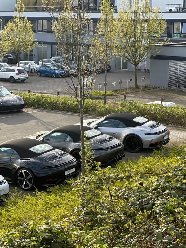 Morning scenes captured around Dortmund airport and Holzwickede parking areas