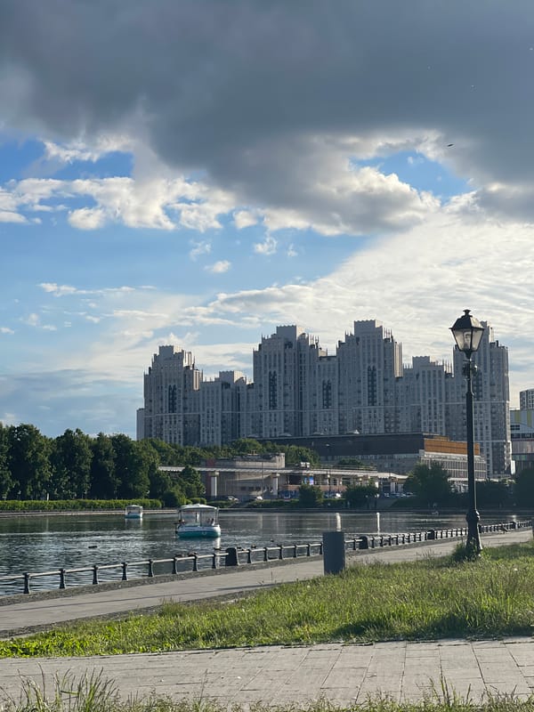 Moscow waterfront scenes near Ostankino Tower documented by witnesses