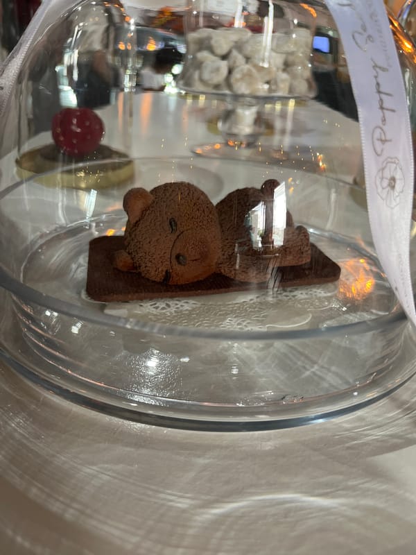 Evening food tour documented at San Andrés Cholula patisserie