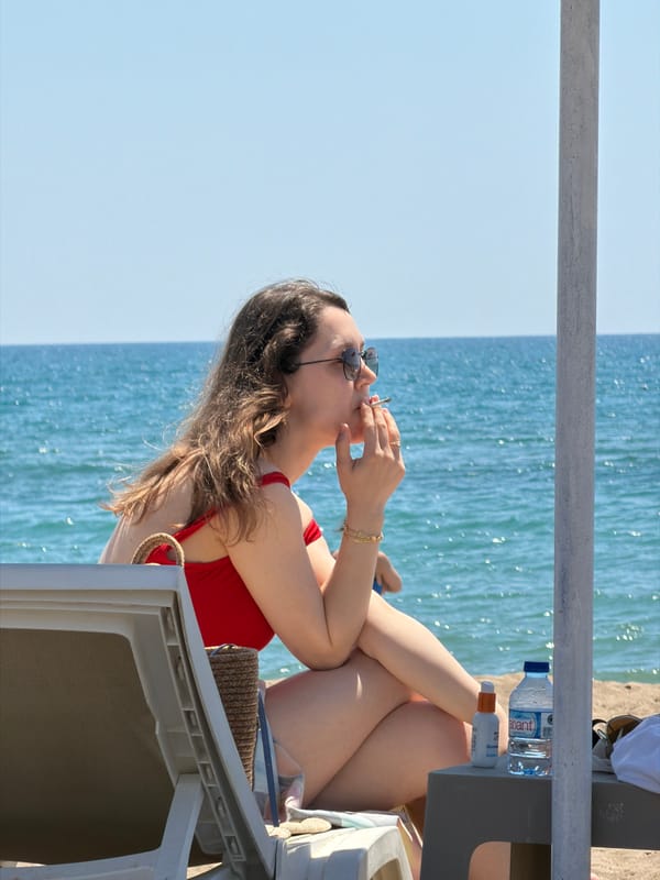 Beach resort leisure activities documented in Serik, Turkey