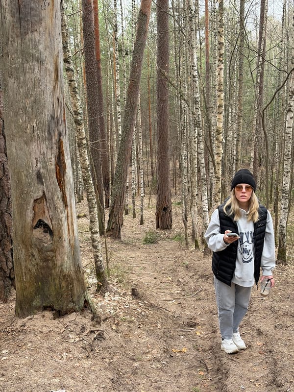 Spring forest walks documented in Chaikovsky, Russia