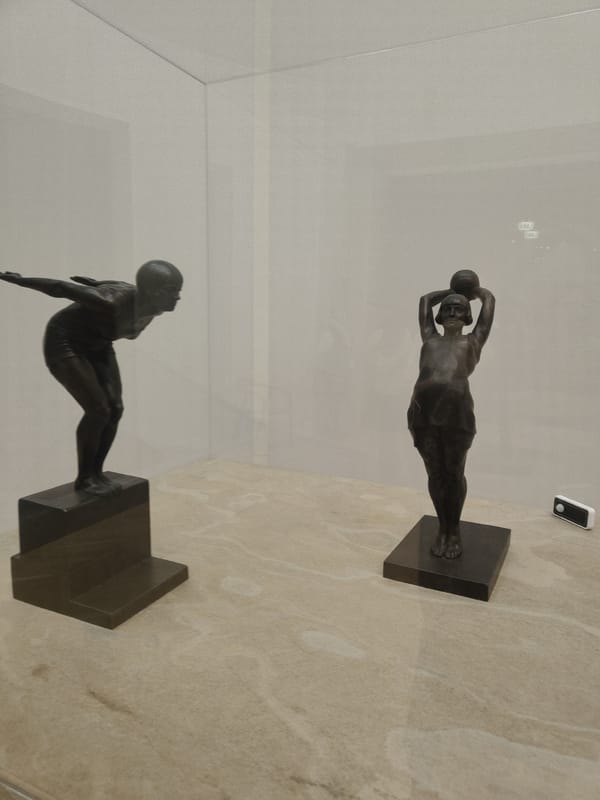 Visitor documents Russian museum exhibits featuring sculptures, icons, historical artifacts