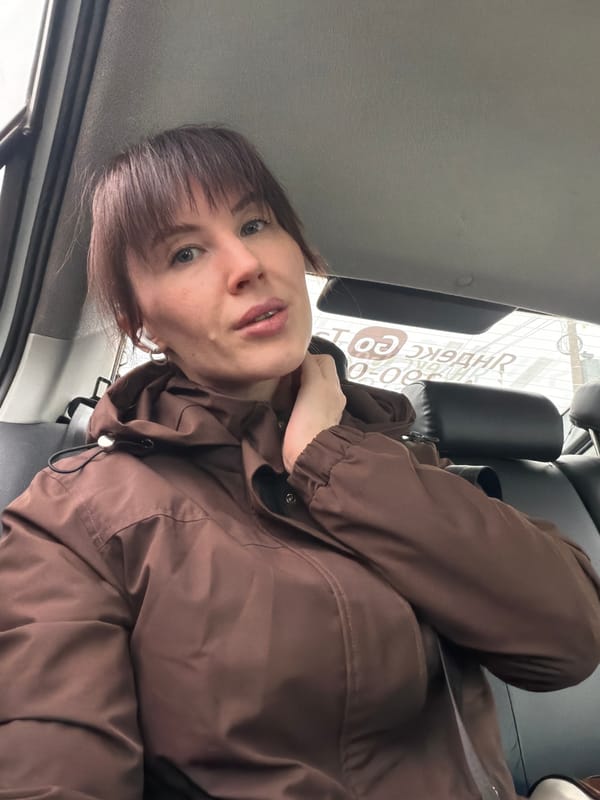 Woman observed in vehicle in Perm, Russia