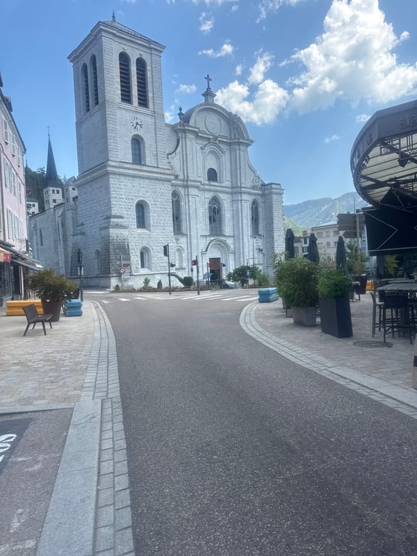 Wandering Saint-Claude's old streets on a sunny afternoon
