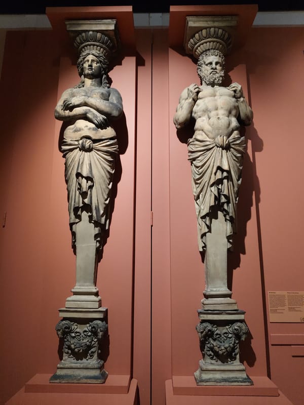 Museum visitor documents art and artifacts in Vienna
